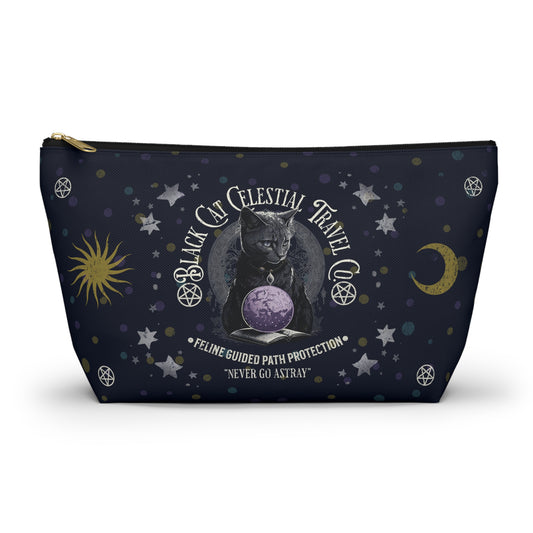 Black Cat Celestial Travel Co. Accessory Pouch