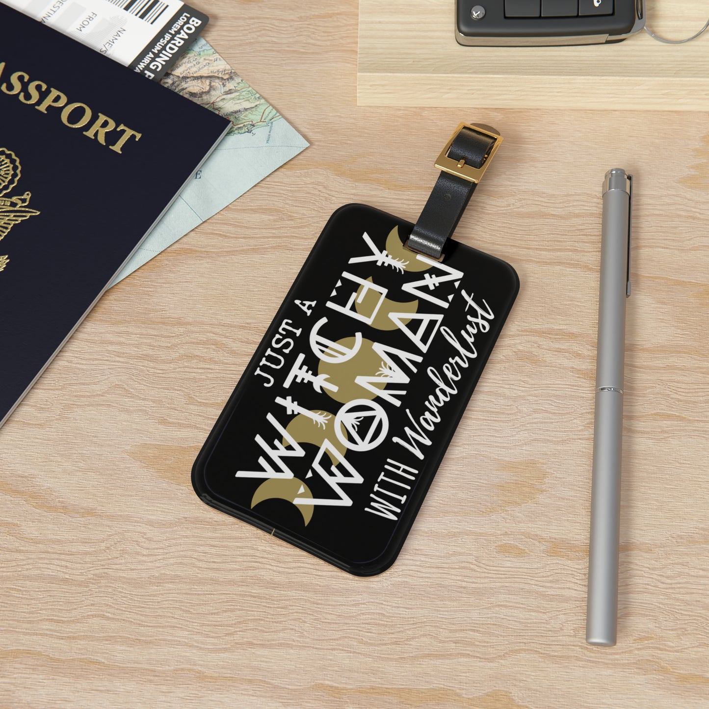 Witchy Woman Wanderlust Luggage Tag