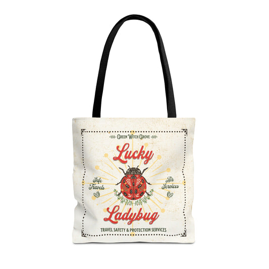 Lucky Ladybug 16" Tote Bag
